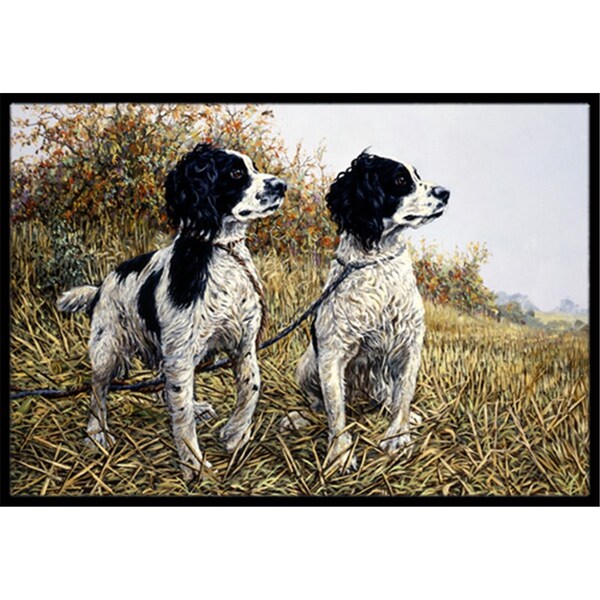Micasa Two Springer Spaniels by Michael Herring Indoor or Outdoor Mat18 x 27 - MI633032