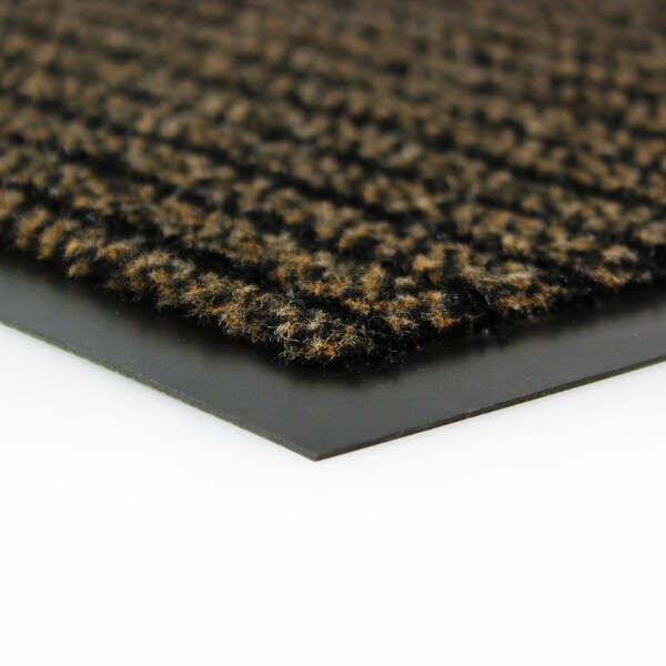 Floortex Door Mat, Polypropylene Scrape and Soak fibres, 0.25 in Thick, Brown, 32 in W x 48 in L - FR43248ULTBR
