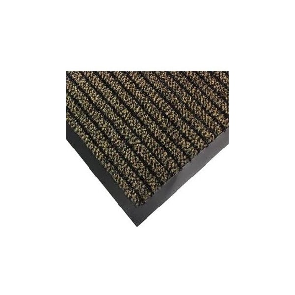 Floortex Door Mat, Polypropylene Scrape and Soak fibres, 0.25 in Thick, Brown, 32 in W x 48 in L - FR43248ULTBR