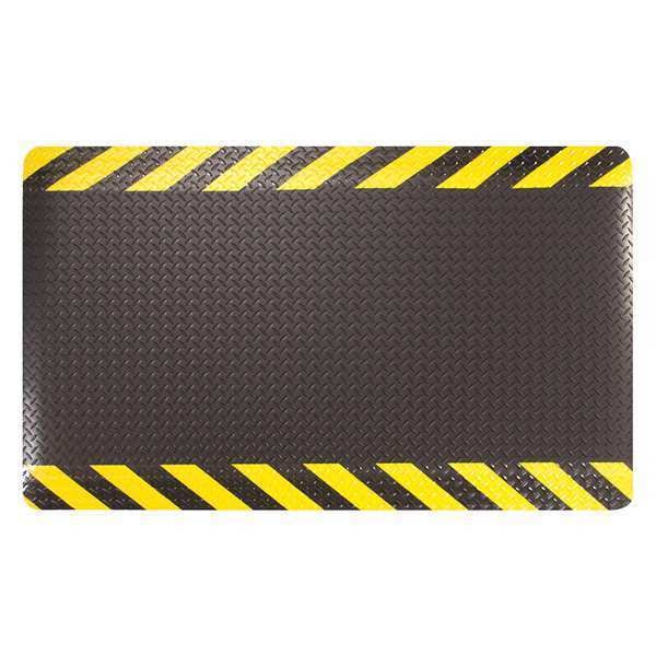 Apache Mills Antifatigue Mat, 10 ft. L x 3 ft. W, 9/16" Thickness, Diamond, Chevron - 3906509173X10