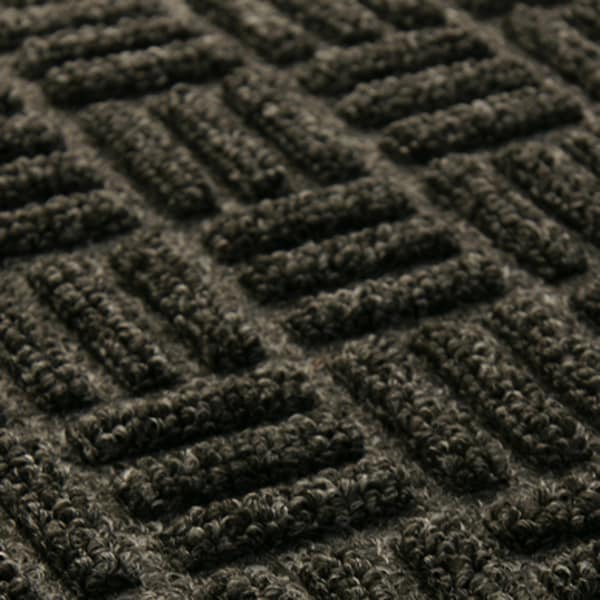 Rubber-Cal Wellington Rubber Backed Carpet Doormat, , Polypropylene, Gray - 03-193