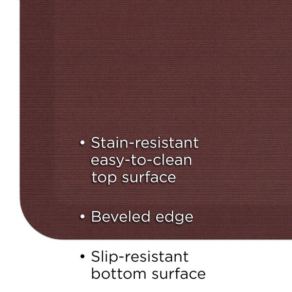 Gelpro Gel Pro 20 in. W X 30 in. L Burgundy Polyurethane Foam Anti-Fatigue Mat - 108-23-2030-2-R