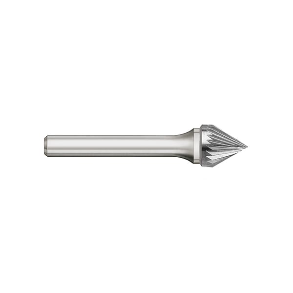 Kodiak Cutting Tools SJ-7 Type SJ Carbide Bur 60 Deg Angle Single Cut - 5561740