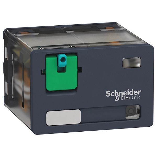 Relevador Schneider Electric, 110V DC en bobina, cuadrado, 14 pines, 4PDT - RPM42FD