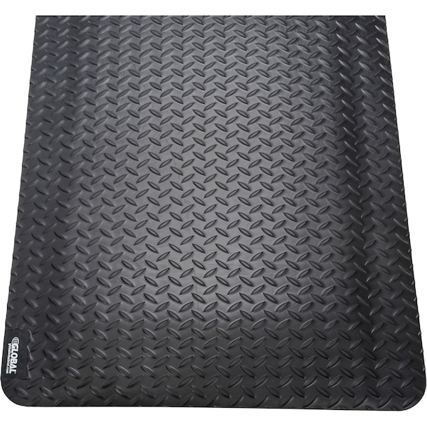 Global Industrial Antifatigue Mat, 5 in L x 3 in W, 15/16 Thickness, Black - 800321