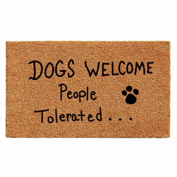 Calloway Mills Entrance Mat, Coir/Rubber, Natural, Black - 103061729