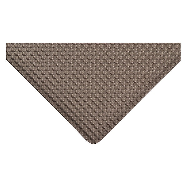 Notrax Antifatigue Mat, 3 ft. L x 2 ft. W, 1" Thickness, Vinyl, Bubble Top, Black - 982S0023BL