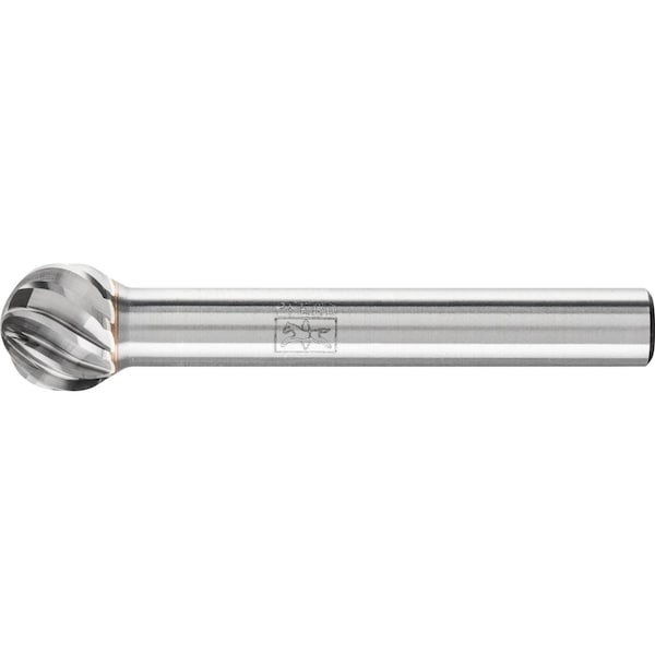 Pferd Carbide Bur - Ball Shape, INOX Cut - 3/8" x 5/16" x 1/4" Shank - SD-3 - 24567