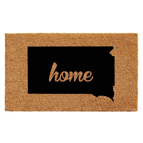 Calloway Mills Entrance Mat, Coir, Natural, Black - 105422436
