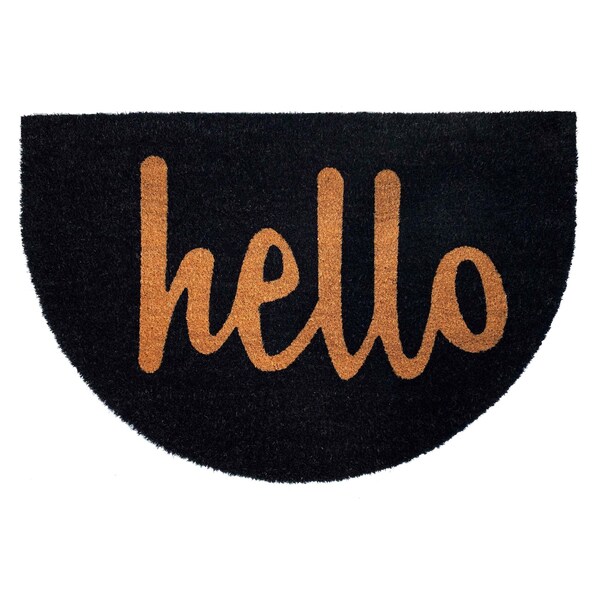 Calloway Mills Entrance Mat, Coir, Black, Natural - 106112436