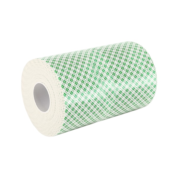 3M 3M 4004 Double Coated Foam Tape 10" x 5yd, White, 1/4" thick - 4004