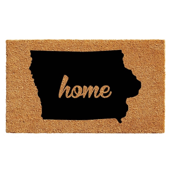 Calloway Mills Entrance Mat, Coir, Natural, Black - 105231830