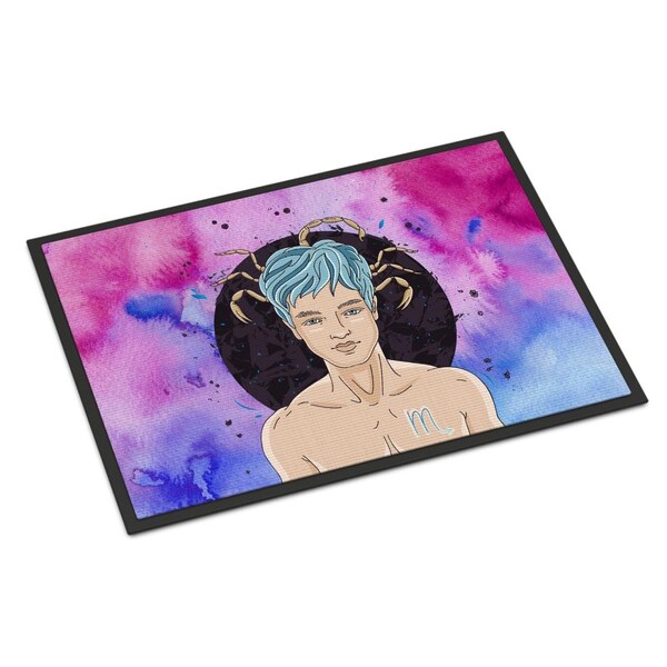 Carolines Treasures 24 x 36 in. Scorpio Zodiac Sign Indoor or Outdoor Mat - BB7324JMAT