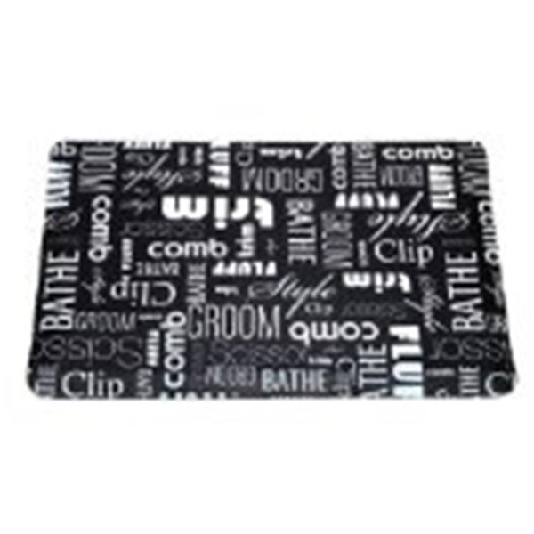 Petpath Graffiti Anti-Fatigue Mat Rect 36x24 In Blk - Black - 36x24 in - PE3678045