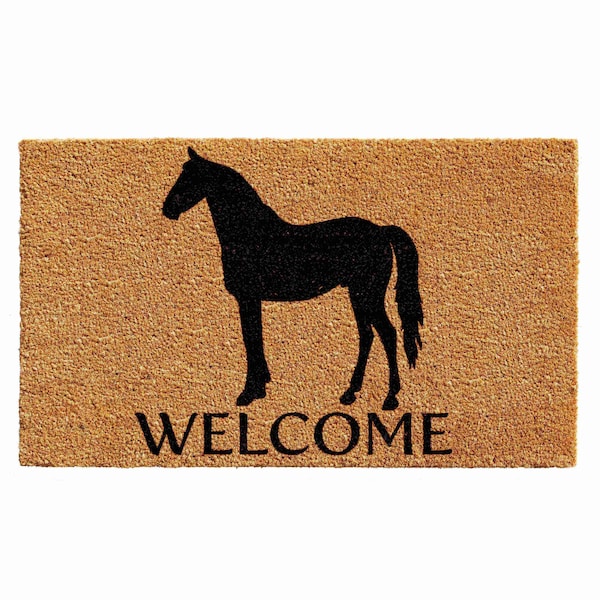 Calloway Mills Entrance Mat, Polypropylene, Natural, Black - 103261729