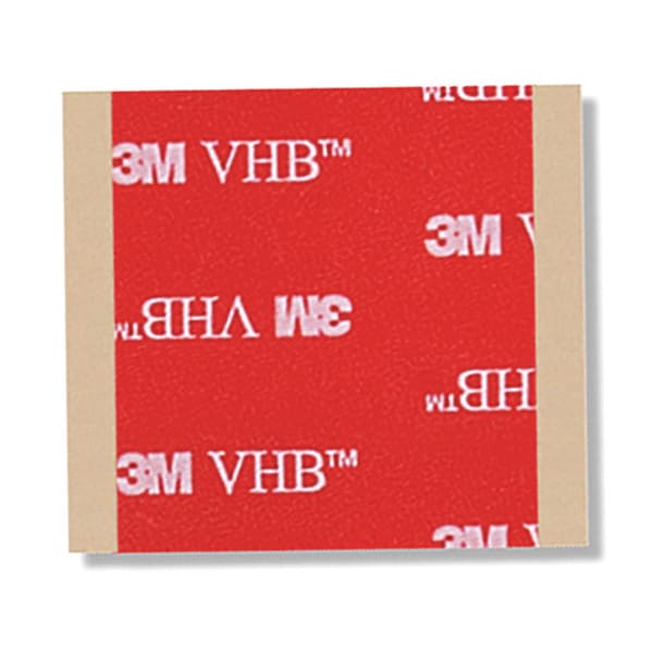 3M 3M 5962 VHB Tape 2" x 2", Black, 62 mil, 5PK - 5962