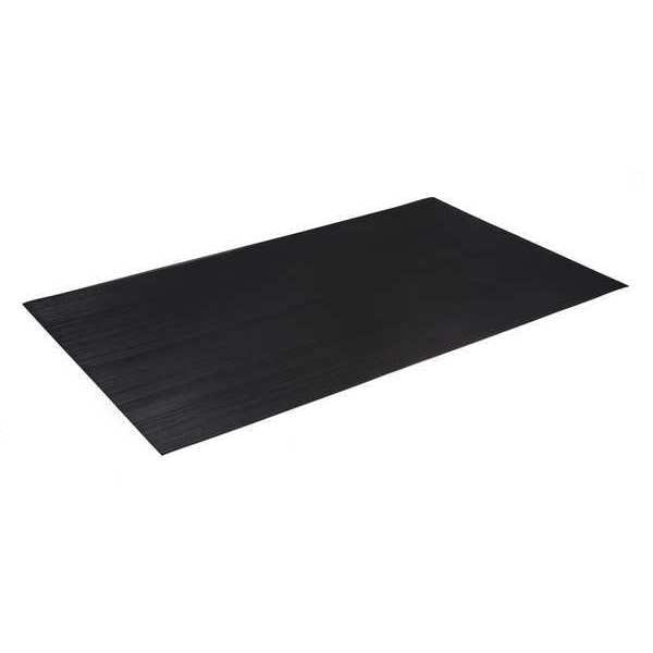 Crown Matting Technologies Ribbed Floor Runner, 4 ft x 105 ft - SKR0048BK