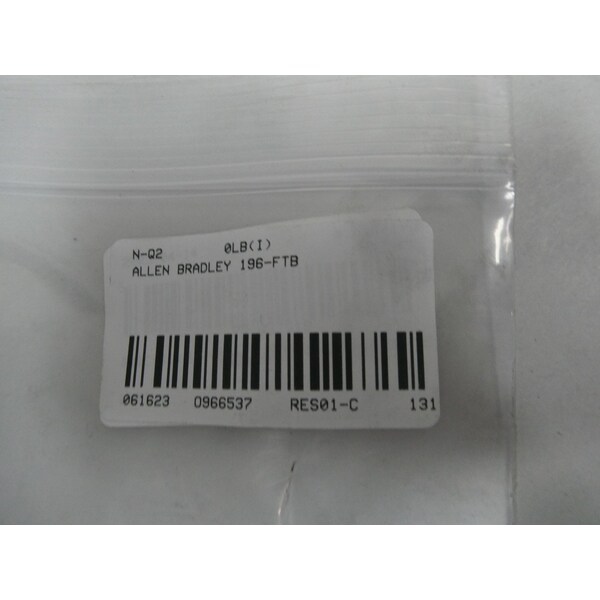Rele de retardo de tiempo AC de 12-600V Ser B de Allen Bradley - 196-FTB
