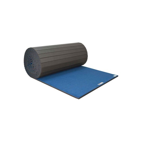 Ez Flex Sport Mats EZ Flex Sport Mat Cheerleading Mat 1-3/8" Thick 6' x 42' Roll Blue - 201R-BL
