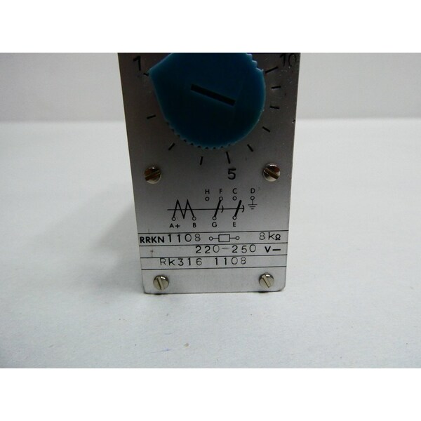 RELEVADOR DE RETARDO DE TIEMPO 1-10MS DE 220-250V - RRKN-1108 RK 316 1108