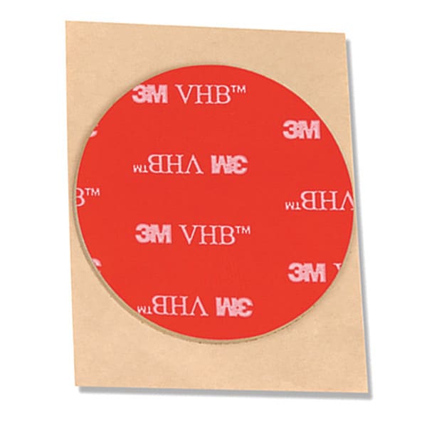 3M 3M 5962 VHB Tape 1.5" circle, Black, 62 mil, 5PK - 5962