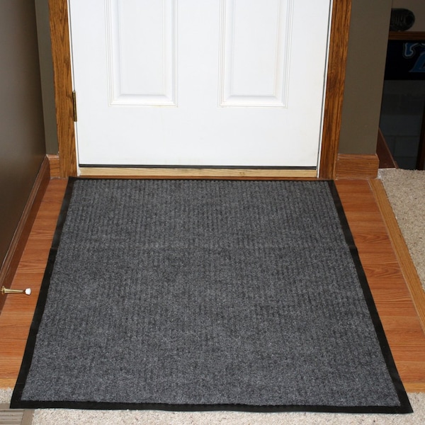 Durable Corp 2' X 3' Gray Entrance Mat Entrance Mat - 613S23GY