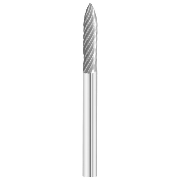Fullerton Tool Carbide Burr Rotary Files Burrs, RH Spiral, 1/8 - 59037
