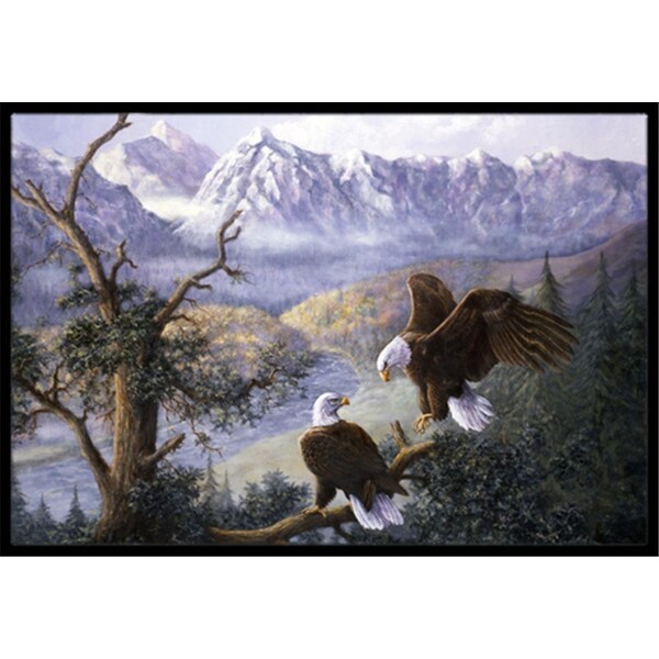 Jensendistributionservices Eagles by Daphne Baxter Indoor or Outdoor Mat, 18 x 27 - MI2557307