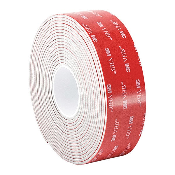 3M 3M 5962 VHB Tape 3.25" x 5yd, Black, 62 mil - 5962