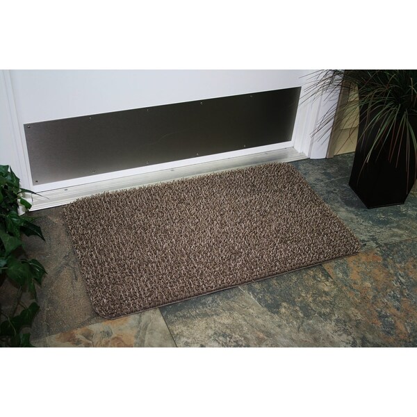 Clean Machine GrassWorx Clean Machine 18 in. W X 30 in. L Taupe Flair Astroturf Door Mat - 10372031