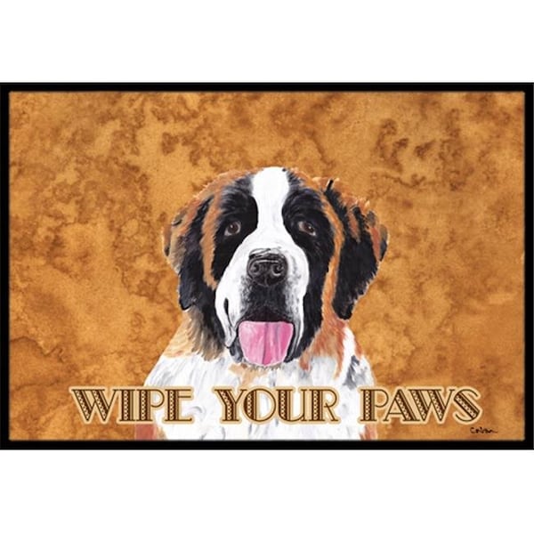Carolines Treasures Carolines Treasures SC9129MAT 18 x 27 in. Saint Bernard Indoor & Outdoor Doormat - SC9129MAT