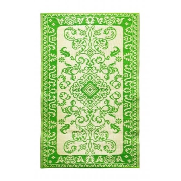 Achla Designs Achla K-00971 Tracery 4 x 6 Floor Mat Lime - K-00971