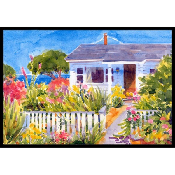 Jensendistributionservices 24 x 36 in. Seaside Beach Cottage Indoor Or Outdoor Mat - MI2556581