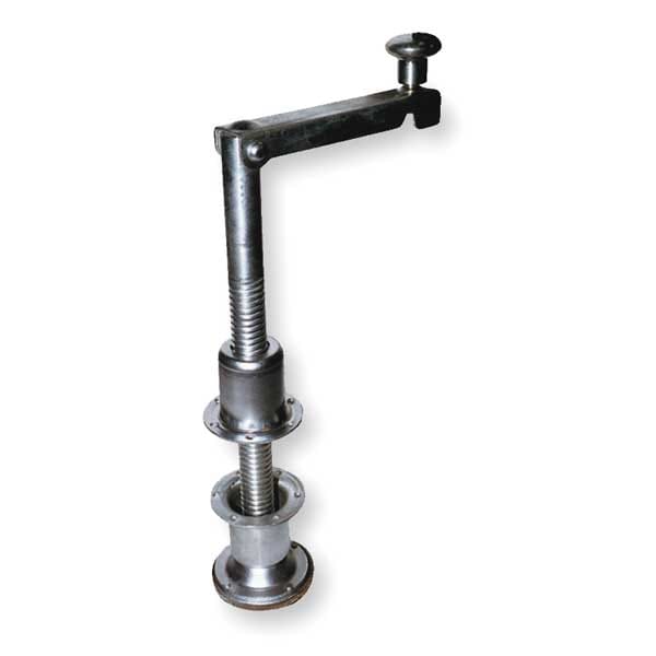 Vestil Leveling Jack 17 In Travel, SS - LJ-17-SS