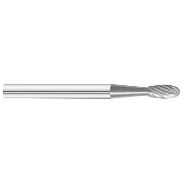 Fullerton Tool Carbide Burr Rotary Files Burrs, RH Spiral, 1/8 - 59032