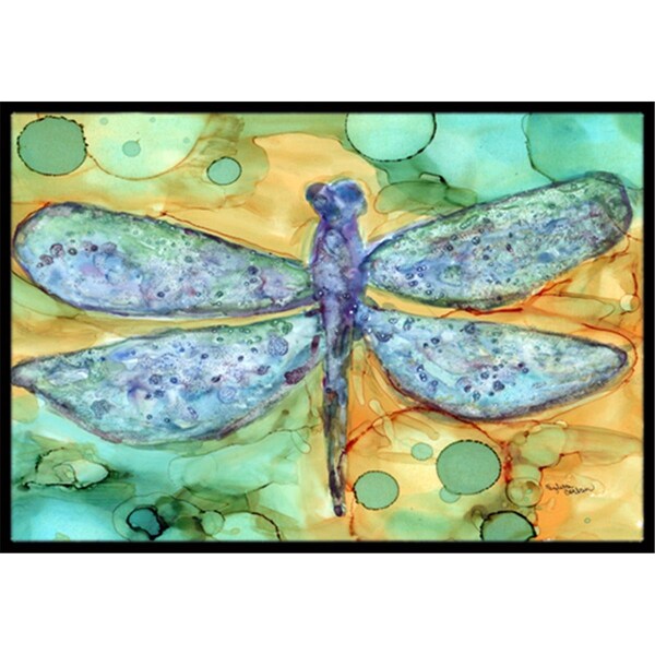 Carolines Treasures Abstract Dragonfly Indoor or Outdoor Mat, 24 x 36 in. - CA79124