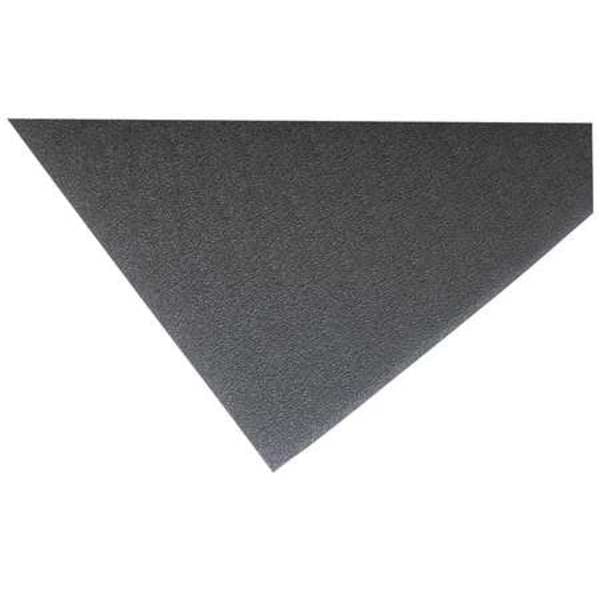 Notrax Antifatigue Mat, 12 ft. L x 3 ft. W, 3/8" Thickness, Closed Cell PVC Foam, Pebble, Black - 411S3312BL