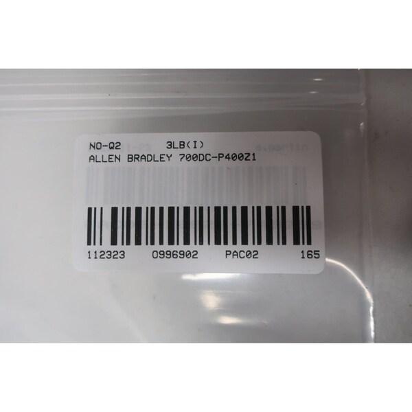 Relevador de control Allen Bradley TIPO P 115-125V-DC - 700DC-P400Z1