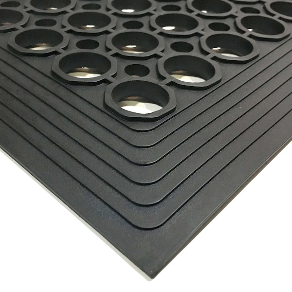 Buffalo Tools Industrial Rubber 3 Ft. x 5 Ft. Floor Mat - 2 Pack - RMAT352PK