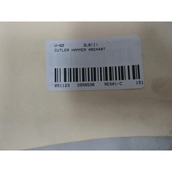 Relé de control industrial 240V-CD de Eaton Cutler-Hammer - ARD440T 765A653G02