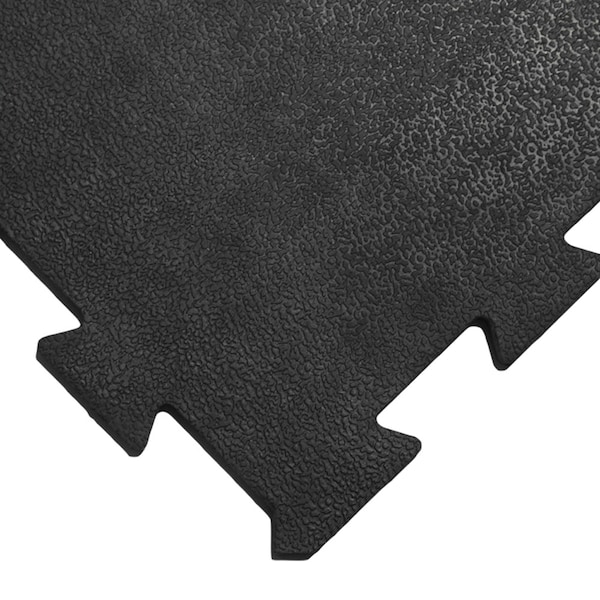 Rubber-Cal Armor-Lock Interlocking Rubber Mat, , PK4, 4 PK - 03-212-WBK-4