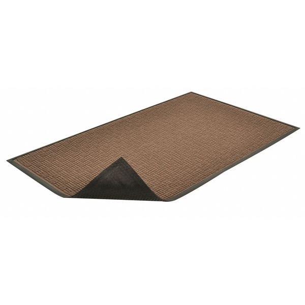 Notrax Entrance Mat, Polypropylene, 3/8 in Thick, Brown, 3 ft W x 5 ft L - 167S0035BR