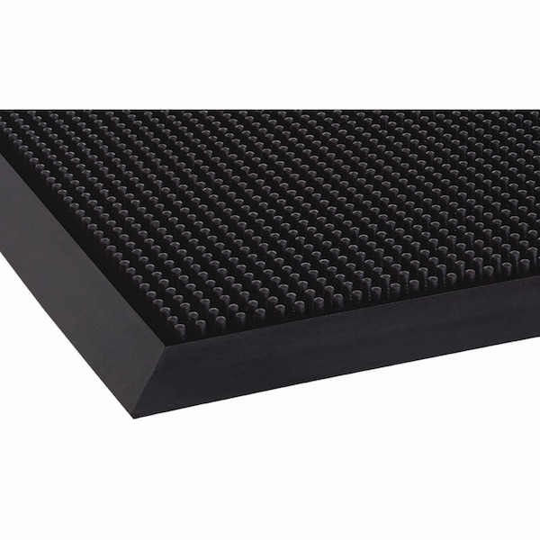 Crown Matting Technologies Floor Mat, 0.63" Thick, Black, 24 in W x 32 in L - MASR42BK