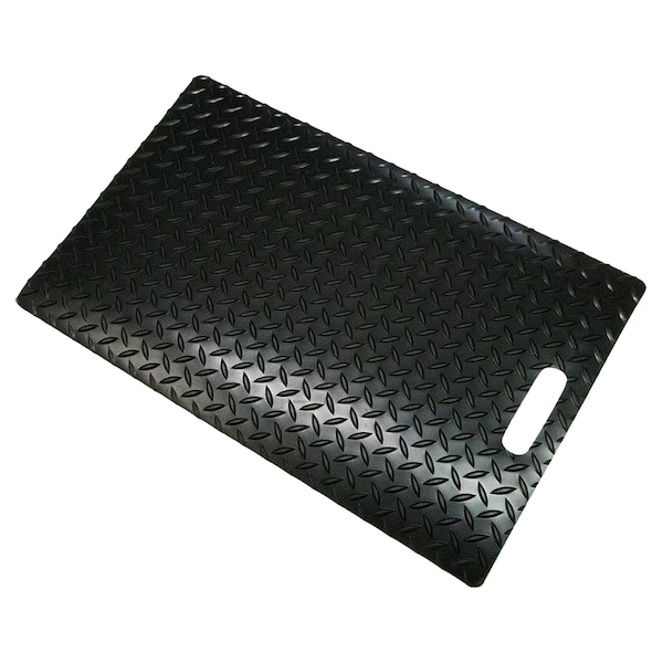 Rhino Mats Black Fusebox Safety Mat, 1/4" Thick, Diamond, Rubber - FBS-2436-436
