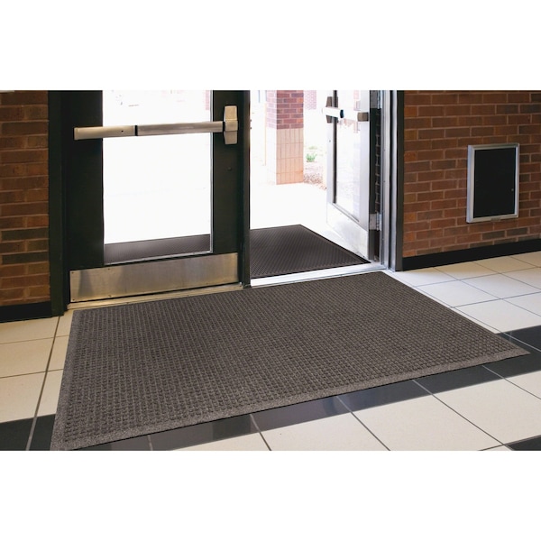 Guardian Floor Protection EcoGuard Indoor Wiper Mats, Charcoal (or Charcoal Gray), 24" W x 36" L - MLLEG020304