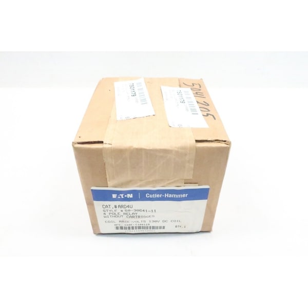 Relé de control de 130V-DC Eaton Cutler-Hammer - ARD4U