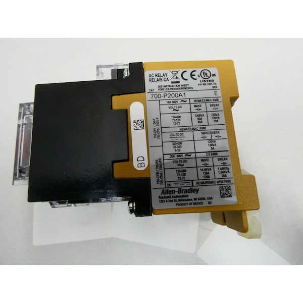 Relevador de control Allen Bradley 115-120V-AC - 700-P200A1