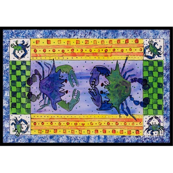 Carolines Treasures Crab Indoor Or Outdoor Mat - 18 x 27 in. - 8070-MAT