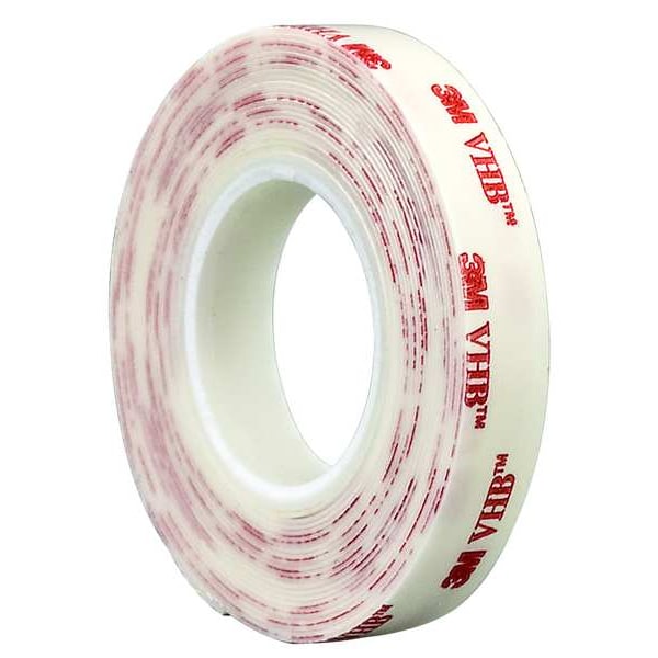 3M 3M 4930 VHB Tape 0.5" x 5yd, White, 25 mil - 4930