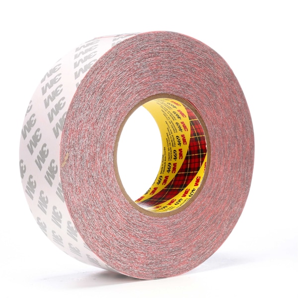3M Film Tape, 2 in W, 60 yd L, 1 mil, Paper, Double-Sided - 469